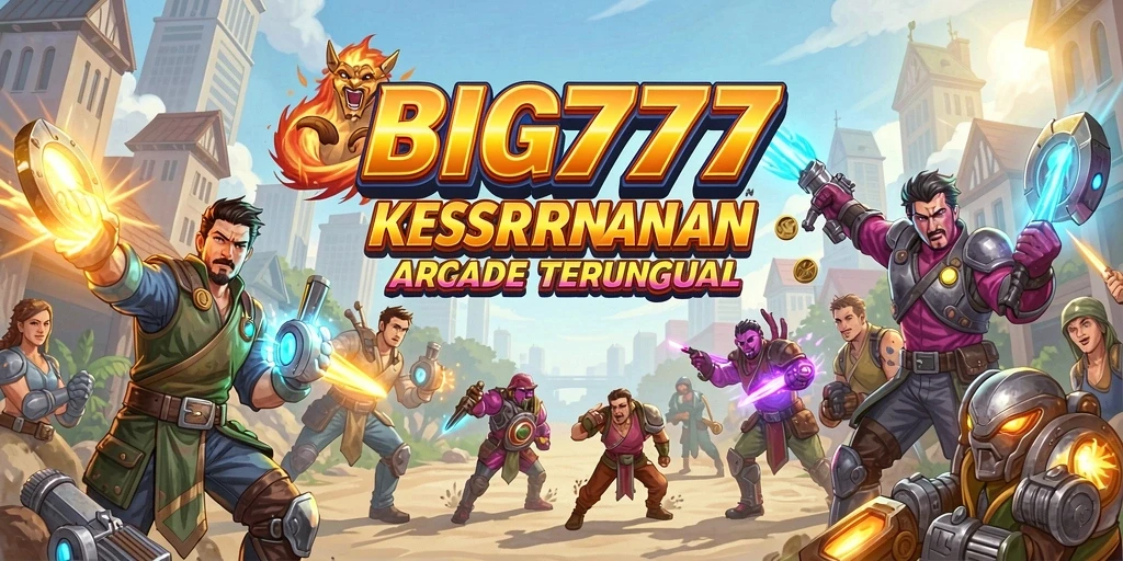 Screenshot utama BIG777 menampilkan aksi seru dalam gameplay Arcade.