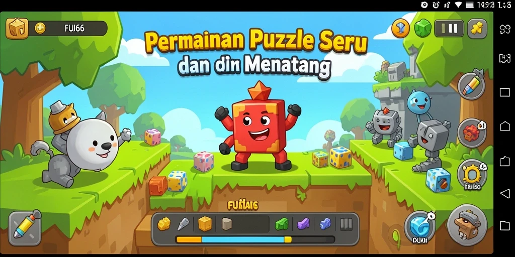 Screenshot gameplay FUJI66 yang menunjukkan tantangan Puzzle yang menarik.