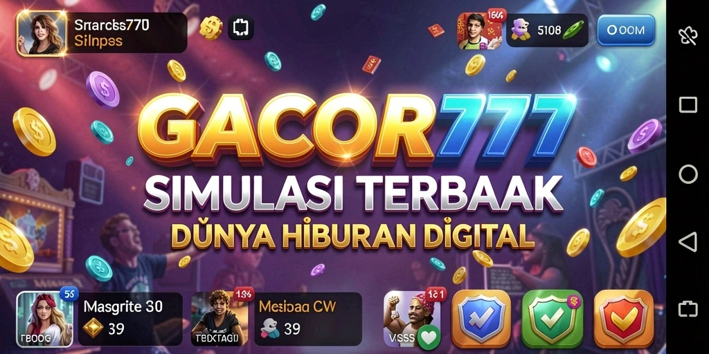 Tampilan gameplay GACOR777 yang mengasyikkan dan interaktif.