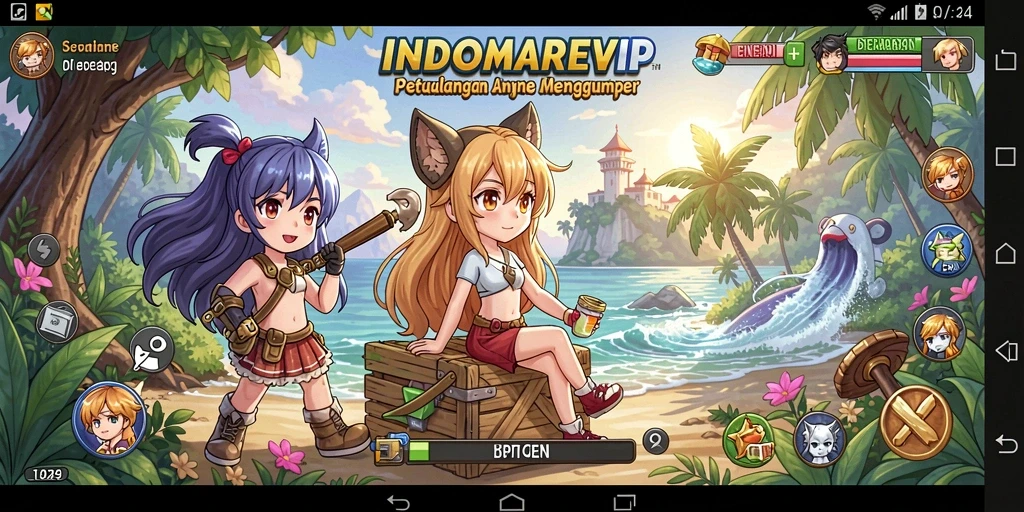 Tampilan menarik gameplay di INDOMAREVIP dengan karakter Anime ikonik.