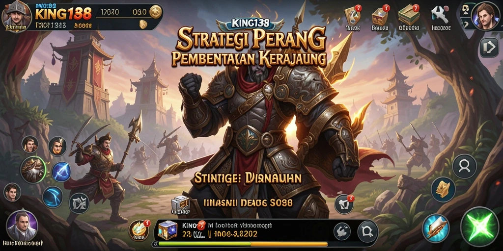 Tampilan gameplay <strong>KING138</strong> yang mengesankan dan penuh aksi strategi.