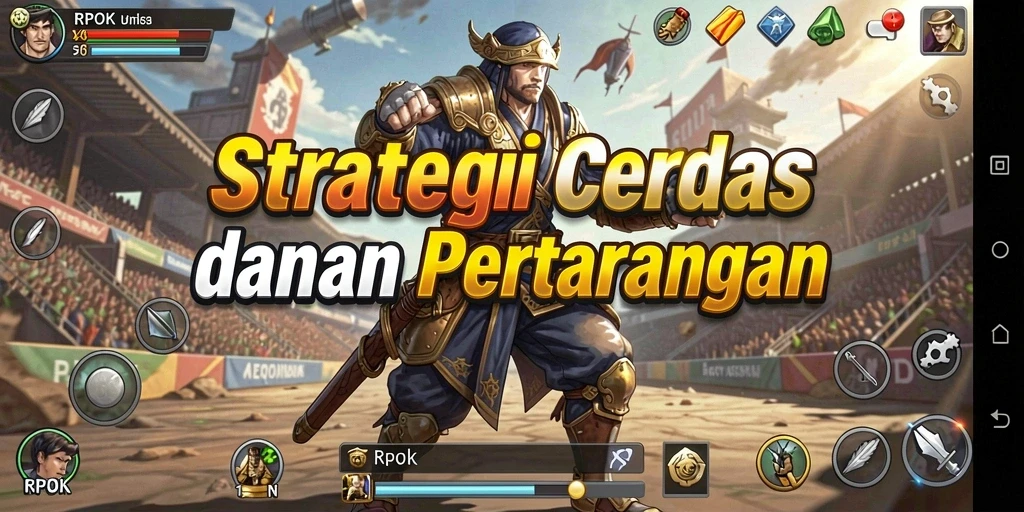 Tampilan aksi penuh strategi dari RPOK dalam pertempuran.